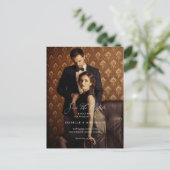 Het Berichten van het Manuscript van Elegant spare Briefkaart (Staand voorkant)