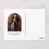 Het Berichten van het Manuscript van Elegant spare Briefkaart (Achterkant)