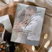 Het Berichten van het Manuscript van Elegant spare Save The Date