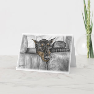 Het Berijden van Doberman in Auto Kaart