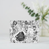 Het beroemde Briefkaart van de Lounge van Clairmon (Staand voorkant)