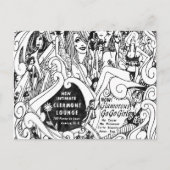 Het beroemde Briefkaart van de Lounge van Clairmon (Voorkant)