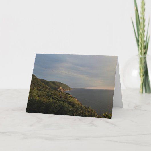 Het beroemde Cabot Trail Kaart (Voorkant)