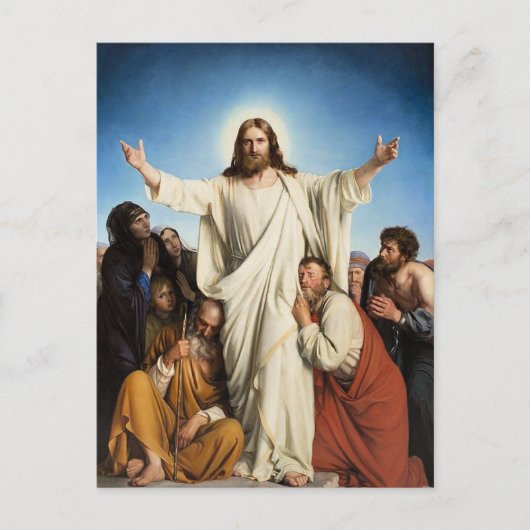 Het beroemde kunstwerk van Carl Bloch, Consolator, Briefkaart (Voorkant)