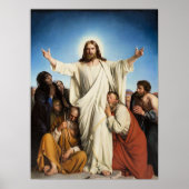 Het beroemde kunstwerk van Carl Bloch, Consolator, Poster (Voorkant)