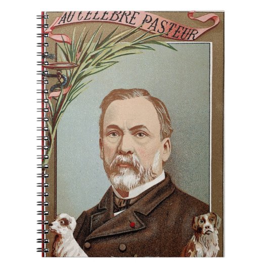 Het beroemde Louis Pasteur Portret Historisch Notitieboek (Voorkant)