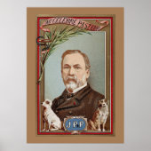 Het beroemde Louis Pasteur Portret Historisch Poster (Voorkant)