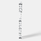 Het beroemde patroon van handtekeningen van kunste iPhone hoesje (Rechterkant)