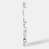 Het beroemde patroon van handtekeningen van kunste iPhone hoesje (Linkerkant)