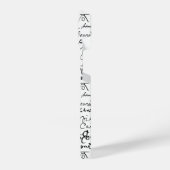 Het beroemde patroon van handtekeningen van kunste iPhone hoesje (Linkerkant)