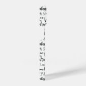 Het beroemde patroon van handtekeningen van kunste iPhone hoesje (Rechterkant)