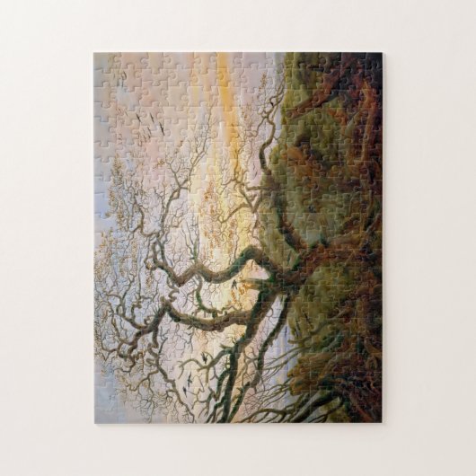 Het beroemde schilderij Caspar David Friedrich 'Cr Legpuzzel (Verticaal)