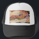 Het beroemde schilderij Gustav Klimt's Water Serpe Trucker Pet<br><div class="desc">Gustav Klimt's Water Serpents II (1907) beroemd schilderij: gustav klimt, klimt, art nouveau, gustav klimt the kiss, the kiss, goud, gustav, symboliek, love, , klimt freyas tranen, klimt the tree of life, fijne kunst, kus, kunstgeschiedenis, meesterstuk, bloemen, kunst, kunst, masters, masters. kunstmeesters, mooi, bloemrijk, liefhebbers, romance, gouden, tuin, kleurrijk, romantisch,...</div>