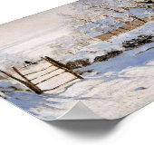 Het beroemde schilderij Magpie Poster (Hoek)