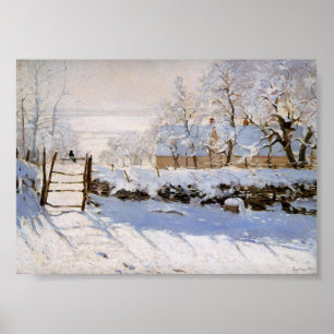 Het beroemde schilderij Magpie Poster