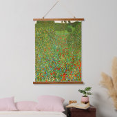 Het beroemde schilderij van Gustav Klimt Mohnfeld  Hangend Wandkleed (Slaapkamer)
