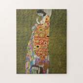 Het beroemde schilderij van Gustav Klimt's Hope II Legpuzzel (Verticaal)