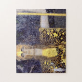 Het beroemde schilderij van Gustav Klimt's Pallas  Legpuzzel (Verticaal)