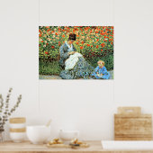 Het beroemde schilderij van Monet: Camille Monet e Poster (Keuken)