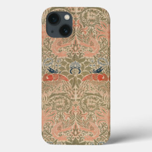Het beroemde vogelpatroon van William morris Case-Mate iPhone Case