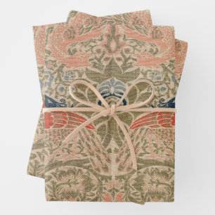 Het beroemde vogelpatroon van William morris Inpakpapier Vel
