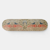 Het beroemde vogelpatroon van William morris Persoonlijk Skateboard (Horizontaal)