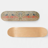 Het beroemde vogelpatroon van William morris Persoonlijk Skateboard (Horizontaal)