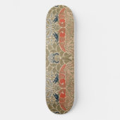 Het beroemde vogelpatroon van William morris Persoonlijk Skateboard (Voorkant)