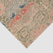 Het beroemde vogelpatroon van William morris Tissuepapier (Detail)