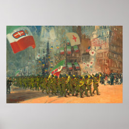 Het Bersaglieri - George Luks Fine Art Poster