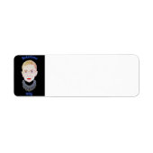 Het beruchte Etiket van het Adres RBG (Voorkant)