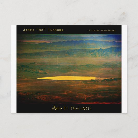 het beruchte gebied 51 briefkaart (Voorkant)