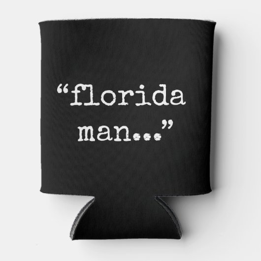 Het beruchte Man van Florida. Blikjeskoeler (Voorkant)