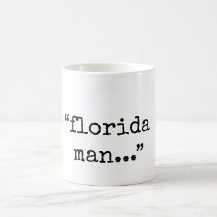 Het beruchte Man van Florida. Koffiemok