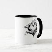 Het beschermen van een hart - Skeleton Hand Heart Mok (Voorkant rechts)