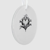 Het beschermen van een hart - Skeleton Hand Heart Ornament (voorkant)