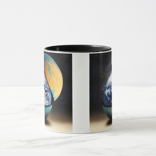 Het beschermende Hoesje van de aarde Mok (Midden)