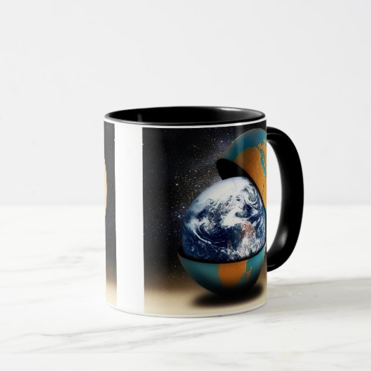 Het beschermende Hoesje van de aarde Mok (Voorkant rechts)
