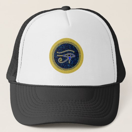 Het beschermende oog van Horus Trucker Pet (Voorkant)