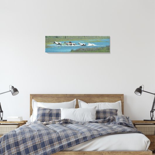 Het beslag van Leslie Peppers Canvas Afdruk (Insitu (Slaapkamer))