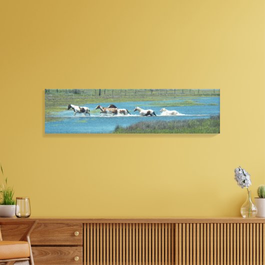 Het beslag van Leslie Peppers Canvas Afdruk (Insitu (Woonkamer))