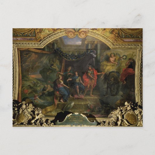 Het besluit om oorlog te voeren tegen Nederland Briefkaart (Voorkant)