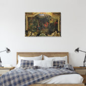 Het besluit om oorlog te voeren tegen Nederland Canvas Afdruk (Insitu (Slaapkamer))