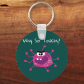 Het besmettelijke griepvirus is niet zo netelig sleutelhanger (Voorkant)