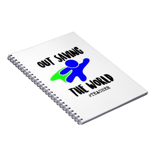 HET BESPAREN VAN DE WERELD (LERAAR) NOTITIEBOEK (Rechterzijde)