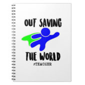 HET BESPAREN VAN DE WERELD (LERAAR) NOTITIEBOEK (Voorkant)