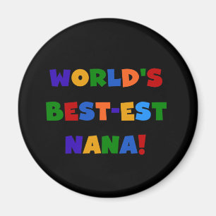 Het best-est-Beste Nana Bright Colors Gifts van de Magneet