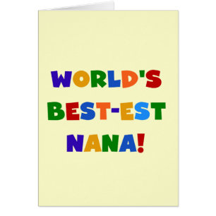 Het best-est-Beste Nana Bright Colors T-shirts van