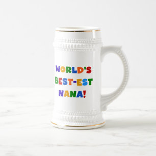 Het best-est-Beste Nana Bright Colors T-shirts van Bierpul