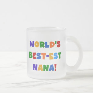 Het best-est-Beste Nana Bright Colors T-shirts van Matglas Koffiemok